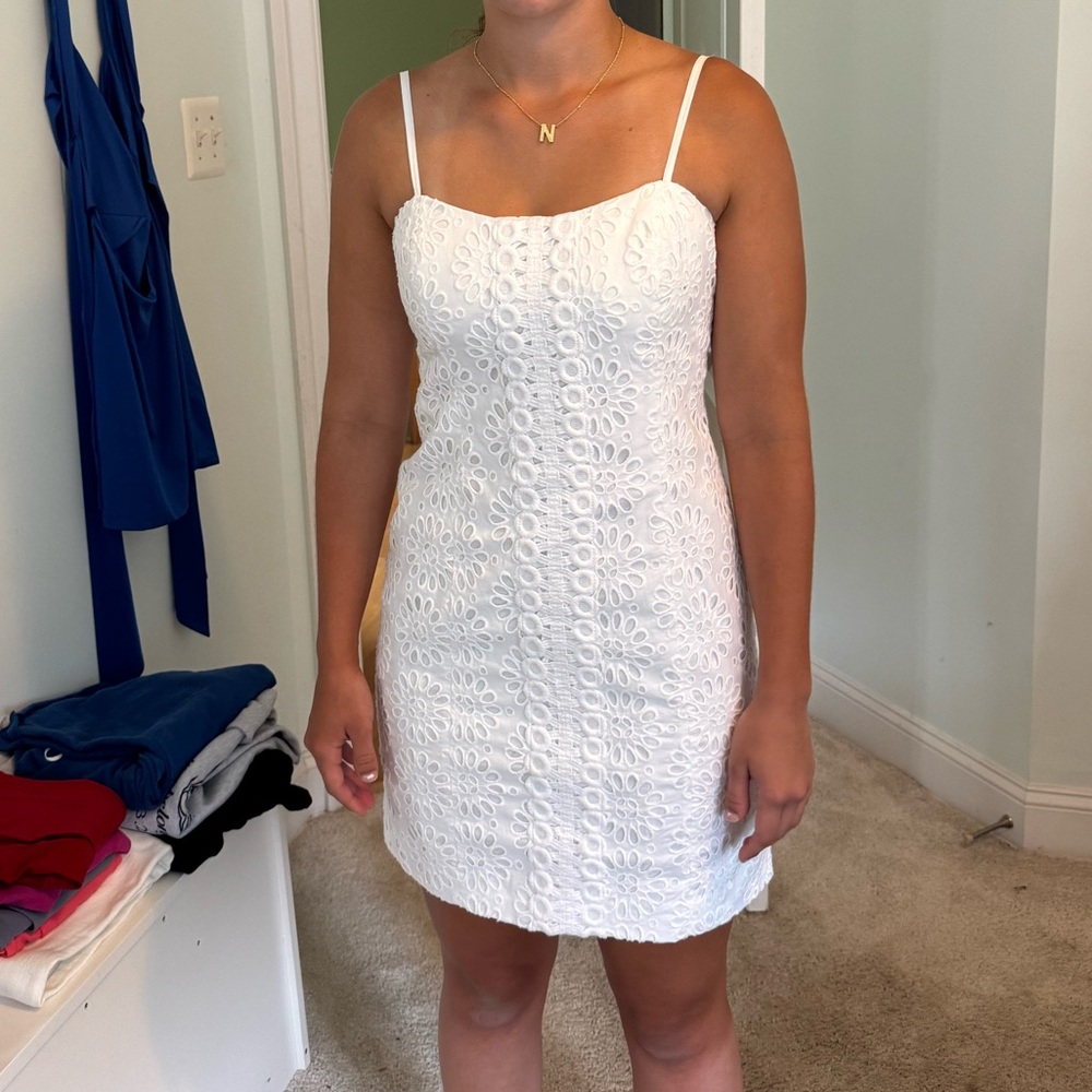Lilly Pulitzer White Lace Dress